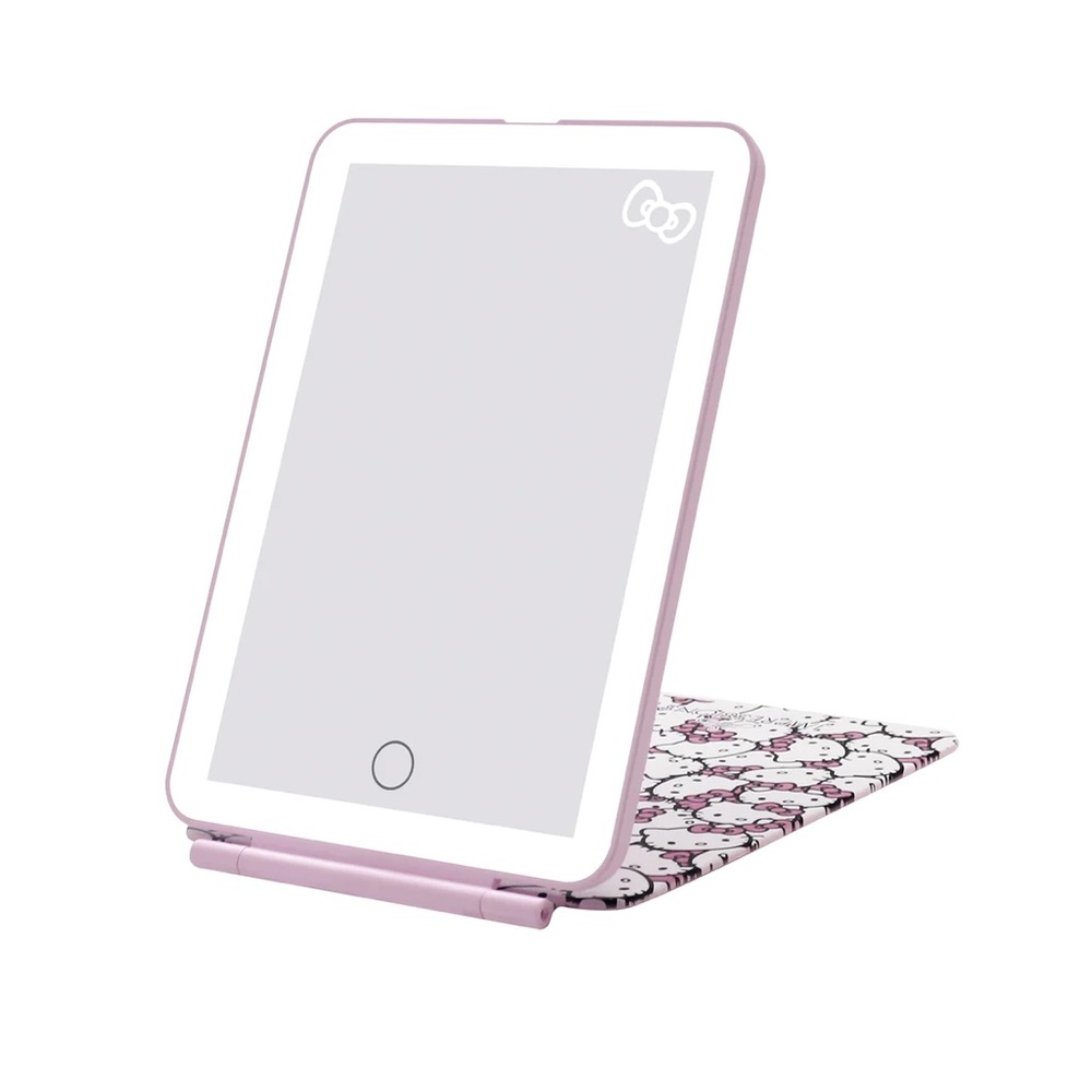 NWT - Hello Kitty (White/Pink) Touch Pad Mini Tri-Tone LED Makeup Mirror